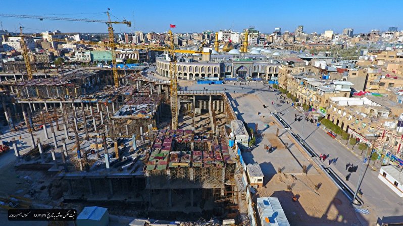 اسفند 1398؛ پروژه توسعه حرم امام حسین(ع) بنام صحن حضرت زینب(س)