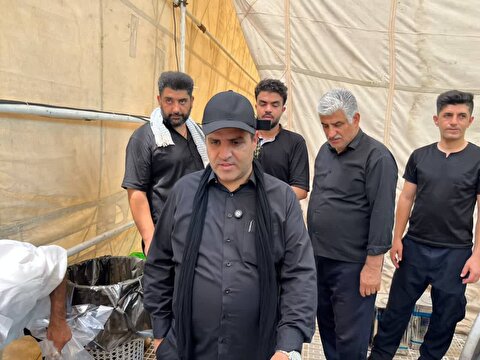 بازدید گسترده جانشین ستاد اربعین استان یزد از موکب‌های مستقر در مسیرهای نجف، کربلا، ایلام و  مرز مهران