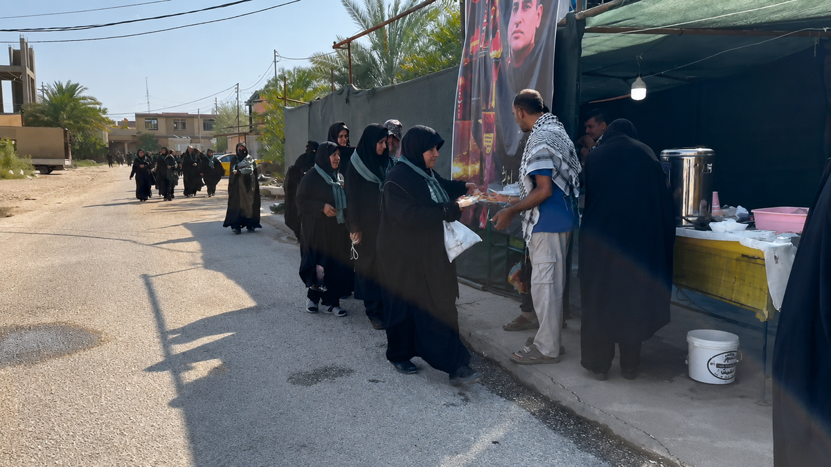 خدمت به زائران؛ امضای ارادت خادمان موکب نعیم‌آباد به نهضت ماندگار حسینی